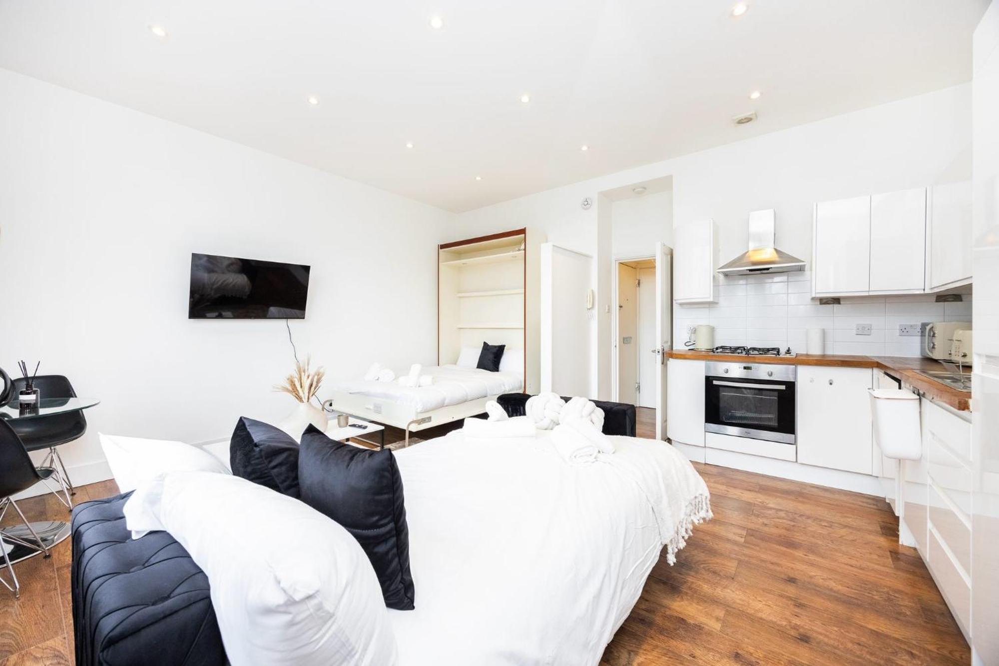 Stylish Studio Apartment In Fulham London Ngoại thất bức ảnh